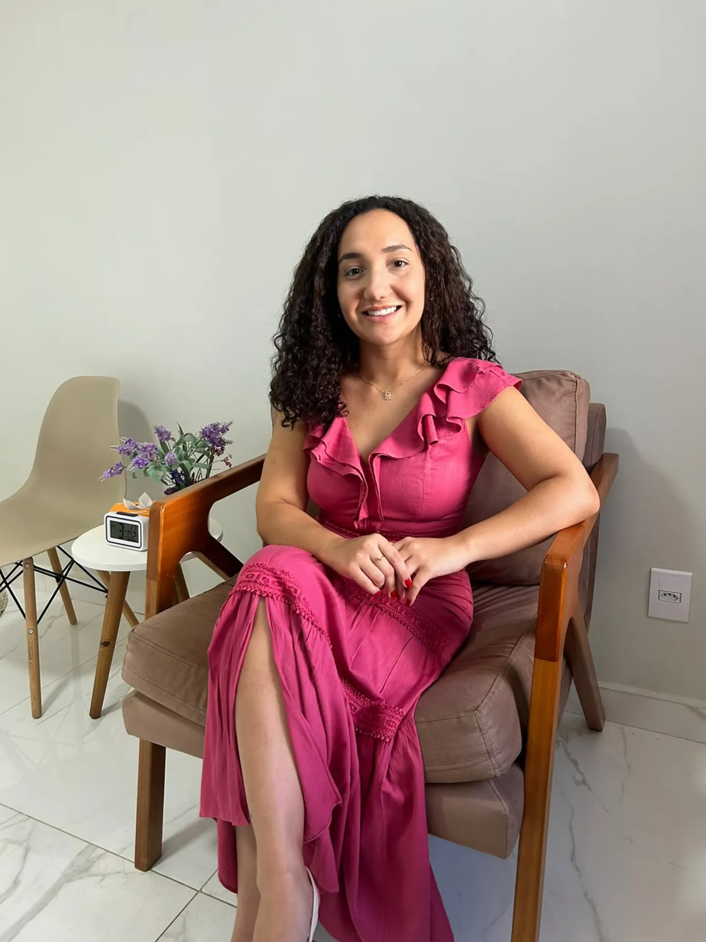 Maria Paula em seu consultório